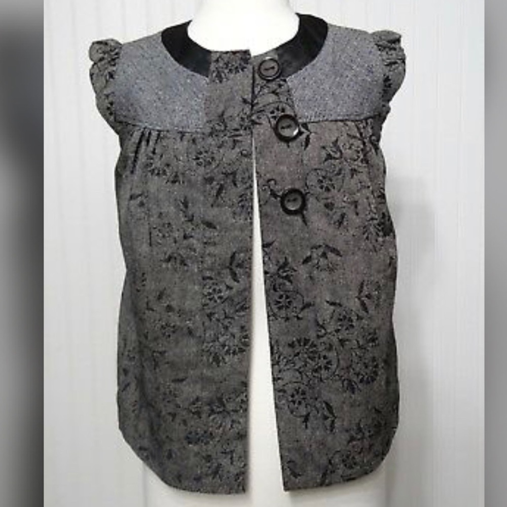 Anthropologie Cap Sleeve Swing Top by Nick and Mo